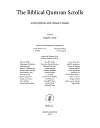 The Biblical Qumran Scrolls : transcriptions and textual variants /