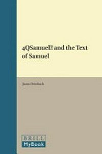 4QSamuelª and the text of Samuel /