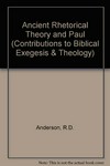 Ancient rhetorical theory and Paul /