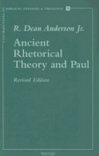 Ancient rhetorical theory and Paul /