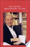 Paul Ricoeur : bibliographie primaire et secondaire 1935-2000 = Paul Ricoeur : primary and secondary bibliography 1935-2000 /