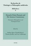 Durand of Saint-Pourçain and his Sentences commentary : historical, philosophical, and theological issues /