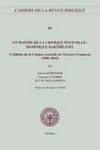 Un maître de la critique textuelle: Dominique Barthélemy : l'édition de la Critique textuelle de l'Ancien Testament (1982-2015) /