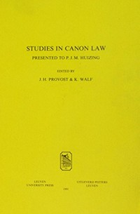 Studies in canon law presented to P.J.M. Huizing /