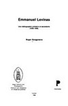 Emmanuel Levinas : une bibliografie primaire et secondaire (1929-1985) /