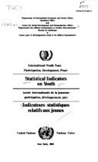 Statistical indicators on youth : international youth year: participation, development, peace /