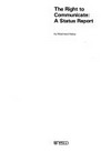 The right to communicate: a status report /