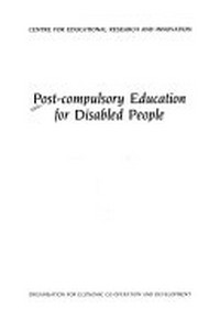Post-compulsory education for disabled people /