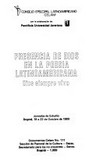 Presencia de Dios en la poesía latinoamericana : Dios siempre vivo : jornadas de estudio, Bogotá, 18 a 22 de octubre de 1988.