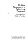 Multiple regression in behavioral research /