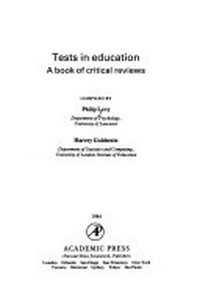 Tests in education : a book of critical reviews /