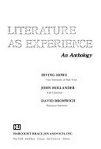 Literature as experience : an anthology /
