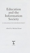 Education and the information society : a challenge for European policy /
