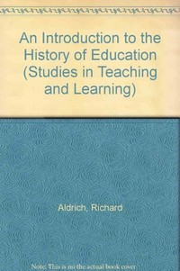 An introduction to the history of education /