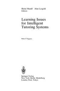 Learning issues for intelligent tutoring systems /