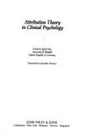 Attribution theory in clinical psychology /
