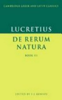 De rerum natura : book III /