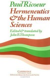 Hermeneutics and the human sciences : essays on language, action and interpretation /