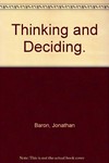 Thinking and deciding /