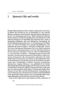 The Cambridge companion to Spinoza /