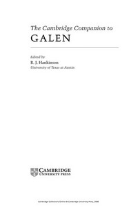 The Cambridge companion to Galen /