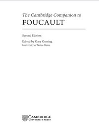 The Cambridge companion to Foucault /