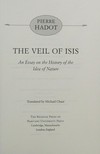 The veil of Isis : an essay on the history of the idea of nature /