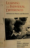 Learning and individual differences : advances in theory and research /