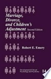Marriage, divorce and children's adjustment /