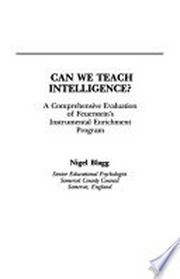 Can we teach intelligence? : a comprehensive evaluation of Feuerstein's instrumental enrichment program /