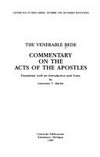 The Venerable Bede commentary on the Acts of the apostles /
