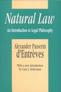 Natural law : an introduction to legal philosophy /