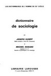 Dictionnaire de sociologie /