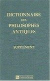 Dictionnaire des philosophes antiques /