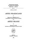 Artes praedicandi / Artes orandi / by Barbara H. Jaye