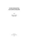 Concordantia Actorum Philippi /