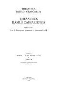Thesaurus Basilii Caesariensis : opera omnia /