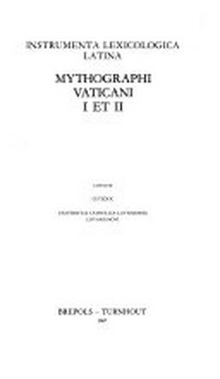 Mythographi Vaticani I et II /