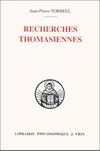 Recherches thomasiennes : études revues et augmentées /