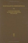 Aristotelisches Erbe im arabisch-lateinischen Mittelalter : Übersetzungen, Kommentare, Interpretationen /