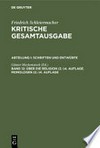 Über die Religion : (2.-) 4. Auflage ; Monologen : (2.-) 4. Auflage /
