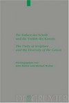 Die Einheit der Schrift und die Vielfalt des Kanons = The unity of Scripture and the diversity of the Canon /