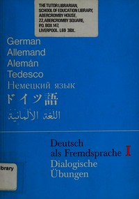 Deutsch als Fremdsprache I.