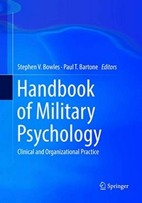 Handbook of military psychology : clinical and organizational practice /