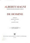Alberti Magni Ordinis fratrum praedicatorum De homine /