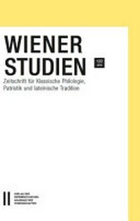 Wiener Studien : Zeitschrift für Klassische Philologie, Patristik und lateinische Tradition.