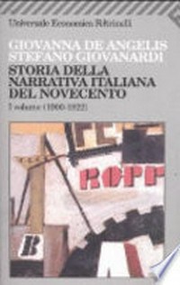 Storia della narrativa italiana del Novecento /
