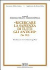 "Ricercare la sapienza di tutti gli antichi" (Sir 39,1) : miscellanea in onore di Gian Luigi Prato /