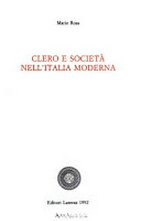 Clero e società nell'Italia moderna /