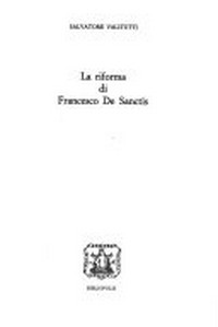La riforma di Francesco De Sanctis /